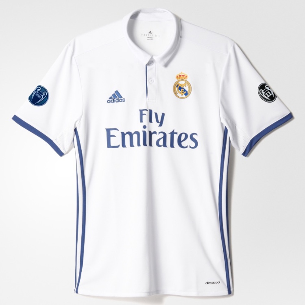Make offer -Men’s Real Madrid Official Home Jersey